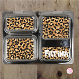 PlanetBox Launch Personalized Magnets - Leopard Print (Editable PDF)