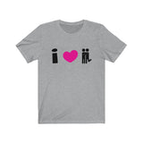 I Love HUGS! Unisex Jersey Short Sleeve Tee