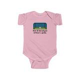 Playing without a goalie - Soccer Baby Infant Bodysuit - Max & Otis Designs