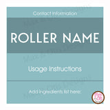Printable 2" Stickers & Labels - 10 mL Essential Oil Roller Labels (Editable PDF) - Max & Otis Designs