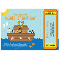 Noah's Ark Party - Custom Invitation Printable - Max & Otis Designs