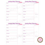 Printable Weekly Meal Planner - Editable PDF