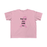 Boys Can Wear Pink Too - Toddler Fine Jersey Tee