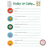 Girl Scout Printable Camp Reflection Sheets - Max & Otis Designs