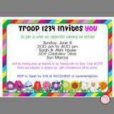 Girl Scout Daisy Garden Journey Invitation (editable PDF) - Max & Otis Designs