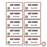 Girl Scout Name Tags - Daisy Garden Journey (editable PDF) - Max & Otis Designs
