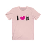 I Love HUGS! Unisex Jersey Short Sleeve Tee