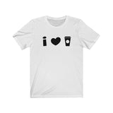 I heart Coffee - Unisex Jersey Short Sleeve Tee