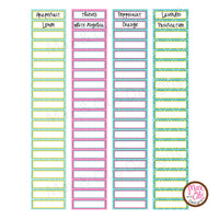 Printable 1/2" Stickers & Labels - Essential Oil 1 ml and 2 mL Bottle Labels (Editable PDF) - Max & Otis Designs