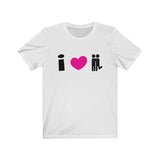 I Love HUGS! Unisex Jersey Short Sleeve Tee