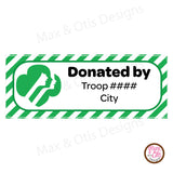 Girl Scout Printable Address Labels (editable PDF) - Max & Otis Designs