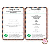 Girl Scout Brownie Bridging Program (editable PDF) - Max & Otis Designs