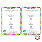 Girl Scout Bridging Program (editable PDF) - Max & Otis Designs