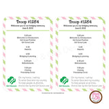 Girl Scout Bridging Program (editable PDF) - Max & Otis Designs