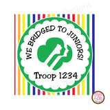Girl Scout Printable Junior Bridging Banner - Editable PDF