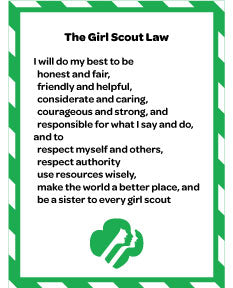 Girl Scout Printable Law Badge – Max &amp; Otis Designs