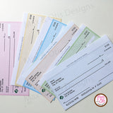 Girl Scout Printable Financial Badge Checks & Register (editable PDF) - Max & Otis Designs