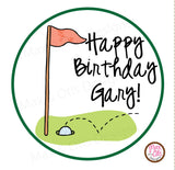 Printable Hershey Kiss Stickers - Golf - Max & Otis Designs