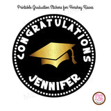 Printable Hershey Kiss Stickers - Graduation - Max & Otis Designs