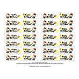 Printable Cupcake Flags - Hello Kitty Cowgirl  (editable PDF) - Max & Otis Designs