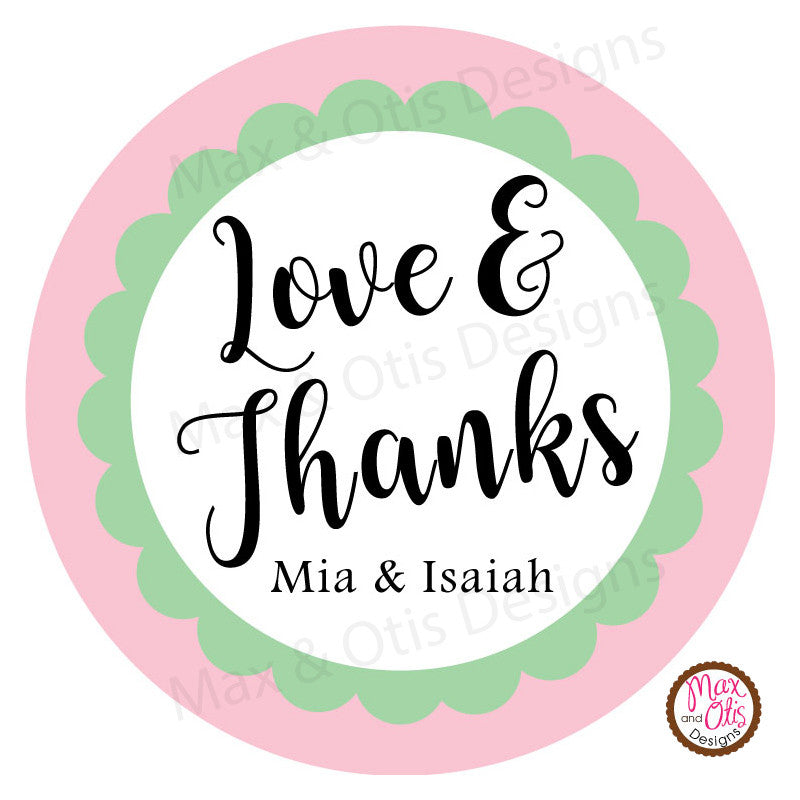 Printable 2 Tags & Labels - Wedding FavorTag (Editable PDF) – Max & Otis  Designs