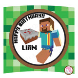 Printable Cupcake Wrappers - Minecraft (editable PDF) - Max & Otis Designs