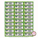 Printable Address Labels - Minecraft Dan TDM - Max & Otis Designs