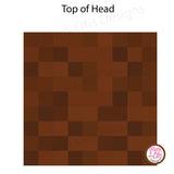 Minecraft Dan TDM Printable Box Head - Max & Otis Designs