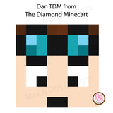 Minecraft Dan TDM Printable Box Head - Max & Otis Designs