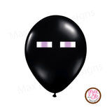 Minecraft Enderman Eyes Balloon Stickers - Max & Otis Designs