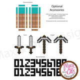 Minecraft Pinewood Derby Printable Car Skin - Max & Otis Designs