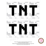 Minecraft TNT Licorice Wrappers - Max & Otis Designs