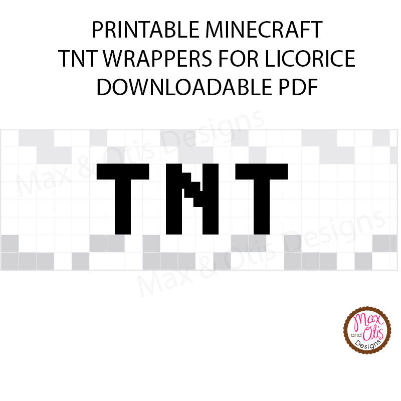 minecraft printables tnt