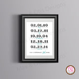 What a difference a day makes (Personalized PDF) - Max & Otis Designs