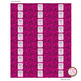 Printable Hershey Nuggets Stickers - Roller Skate (Pink) - Max & Otis Designs