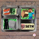 PlanetBox Launch Personalized Magnets - Minecraft - Max & Otis Designs
