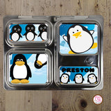 PlanetBox Launch Personalized Magnets - Penguin - Max & Otis Designs