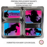 PlanetBox Launch Personalized Magnets - Unicorn - Max & Otis Designs