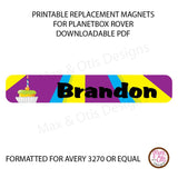 PlanetBox Rover Personalized Magnets - Happy Birthday - Max & Otis Designs
