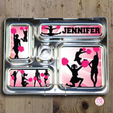 PlanetBox Rover Personalized Magnets - Cheerleader (Pink) - Max & Otis Designs