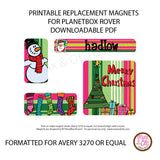 PlanetBox Rover Personalized Magnets - Christmas - Max & Otis Designs