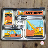 PlanetBox Rover Personalized Magnets - Construction Trucks (Editable PDF)
