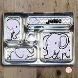 PlanetBox Rover Personalized Magnets - Elephants - Max & Otis Designs