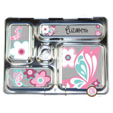 PlanetBox Rover Personalized Magnets - Butterfly (gray) - Max & Otis Designs