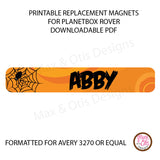 PlanetBox Rover Personalized Magnets - Halloween - Max & Otis Designs