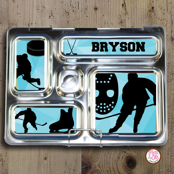 PlanetBox Rover Personalized Magnets -Hockey - Max & Otis Designs