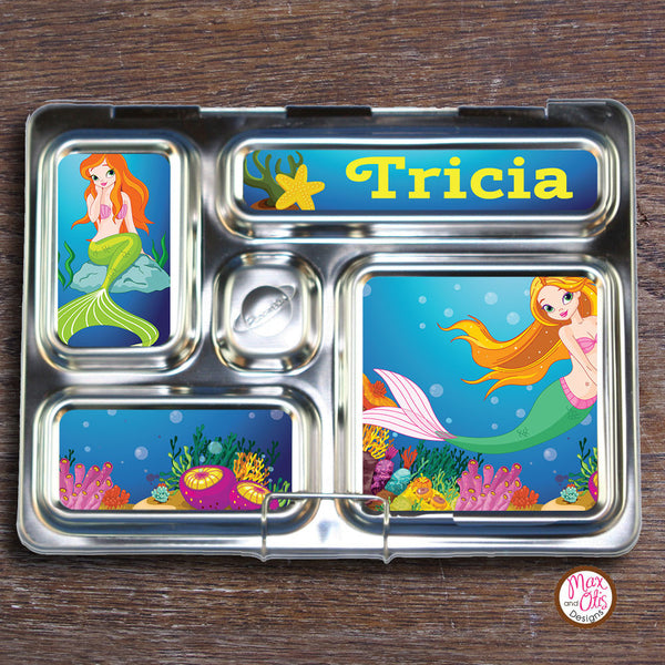 PlanetBox Rover Personalized Magnets - Mermaid - Max & Otis Designs