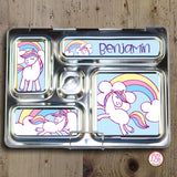PlanetBox Rover Personalized Magnets - Unicorn Rainbow (Editable PDF)