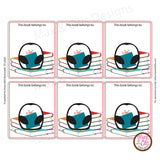 Printable Kid's Bookplate Stickers (Editable PDF)