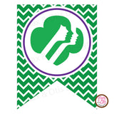 Girl Scout Printable Cookie Booth Banner - Editable PDF - Max & Otis Designs